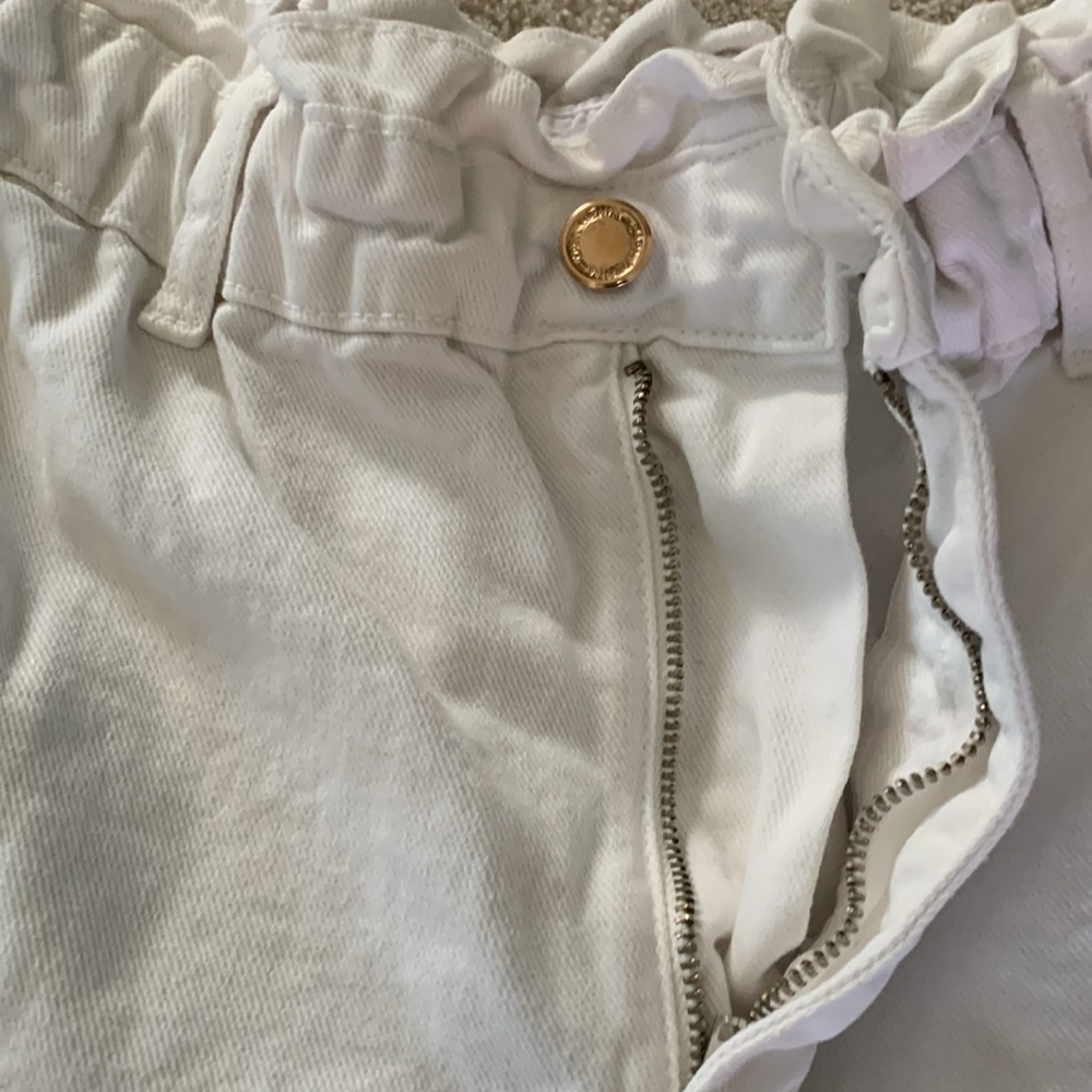 Zara paperbag white jeans - Picture 4 of 12